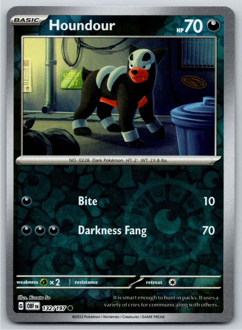 Houndour - 132/197 (Reverse Holofoil - NM)
