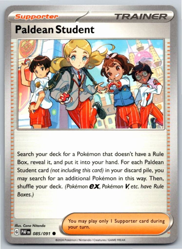 Paldean Student - 085/091 (Normal - NM)