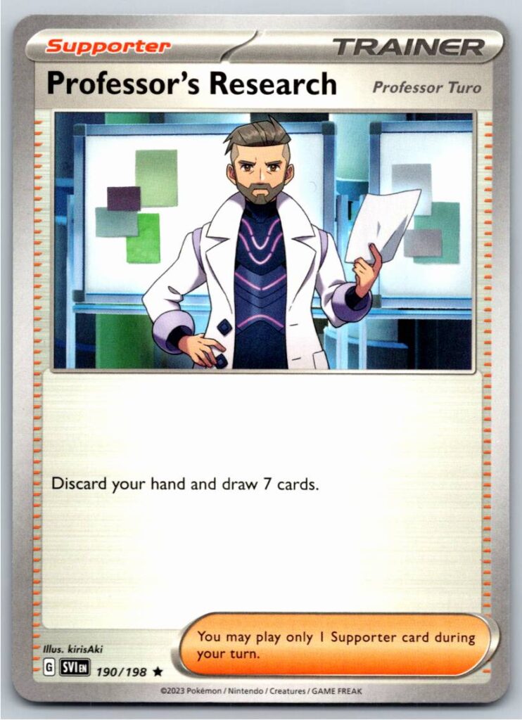 Professor's Research - 190/198 (Normal - NM)