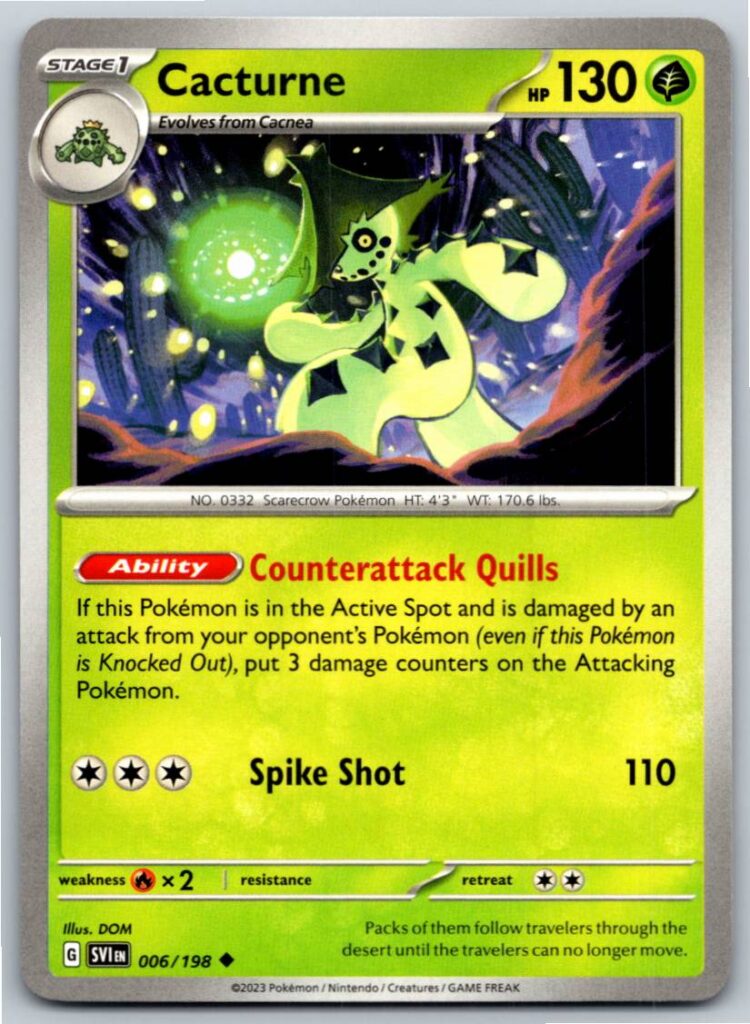 Cacturne - 006/198 (Normal - NM)