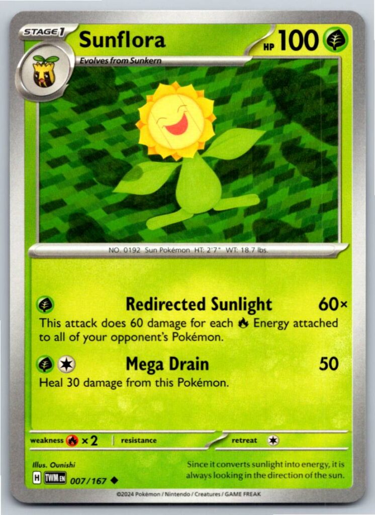 Sunflora - 007/167 (Normal - NM)