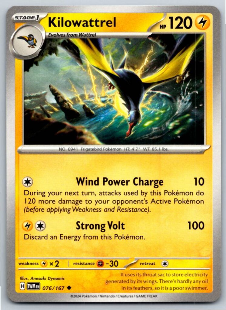 Kilowattrel (Normal - NM)