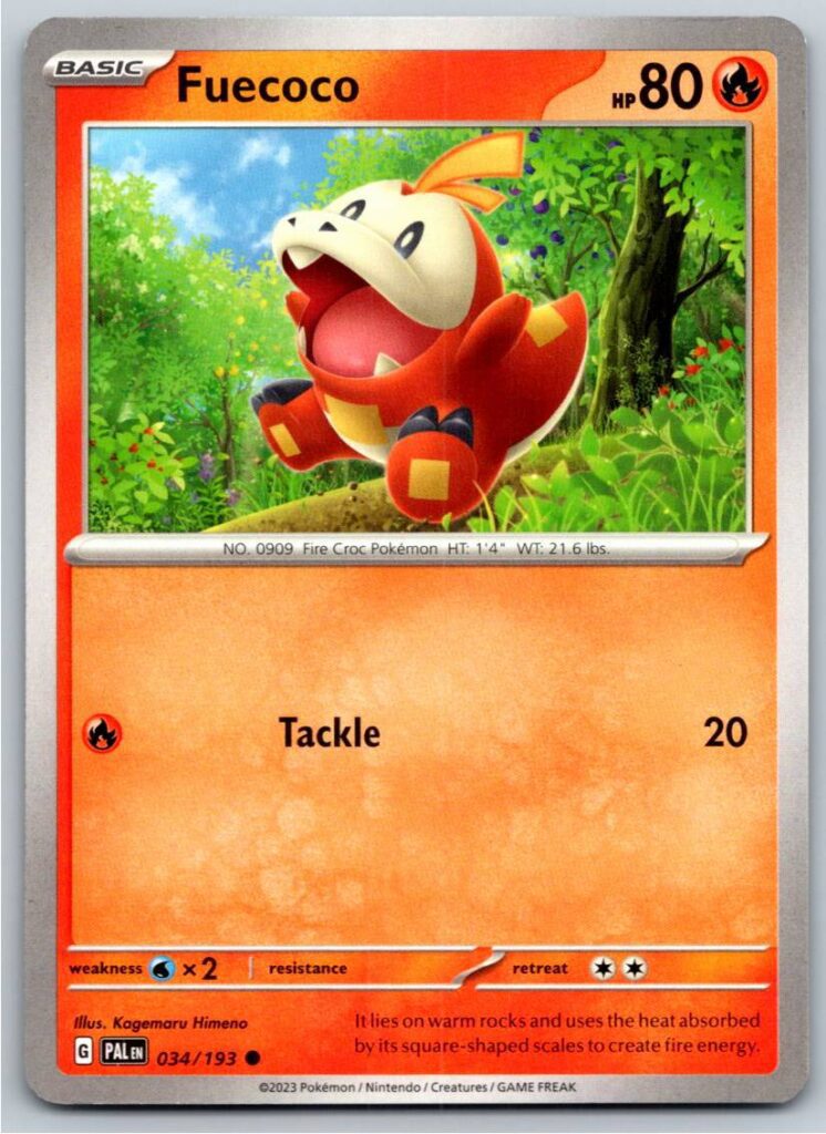 Fuecoco - 034/193 (Normal - NM)
