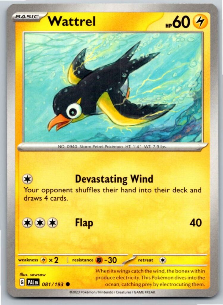 Wattrel - 081/193 (Normal - NM)