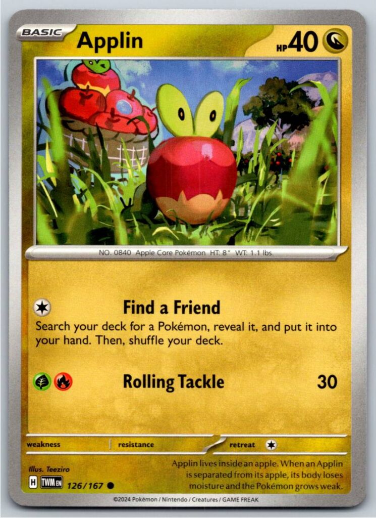 Applin - 126/167 (Normal - NM)