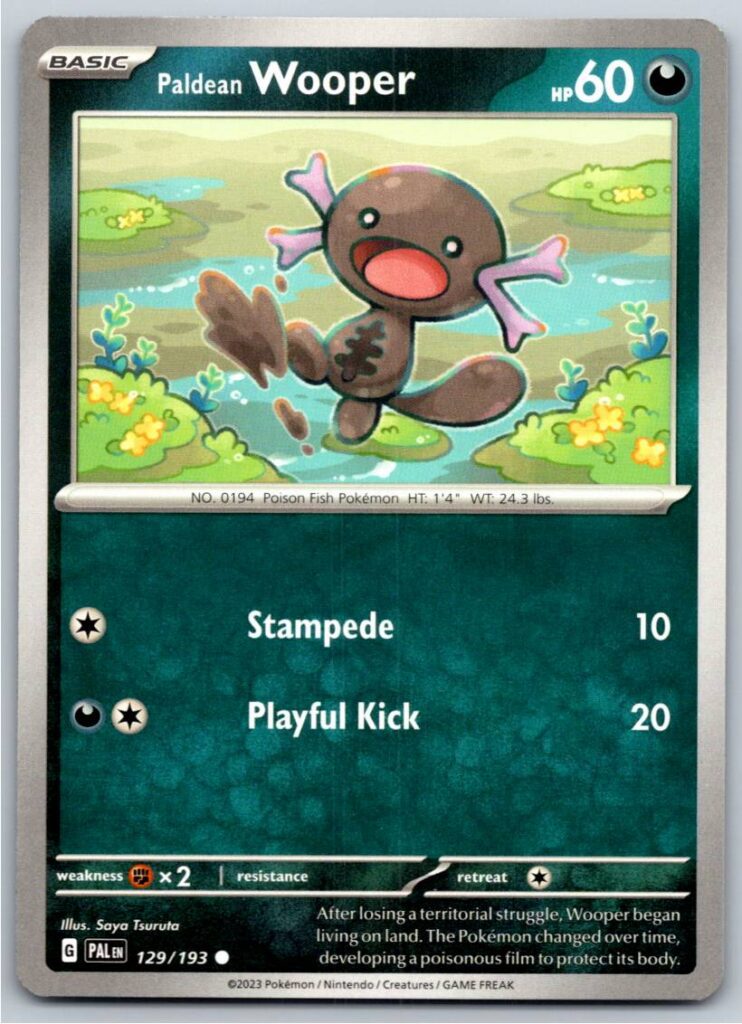 Paldean Wooper - 129/193 (Normal - NM)