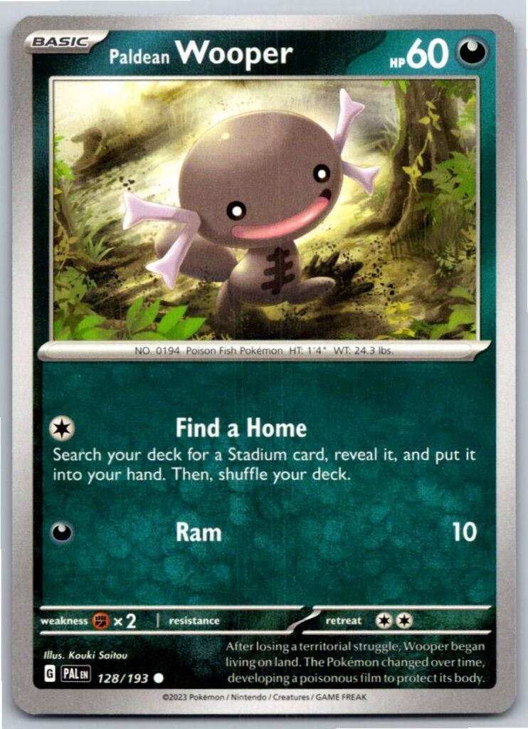 Paldean Wooper - 128/193 (Normal - NM)