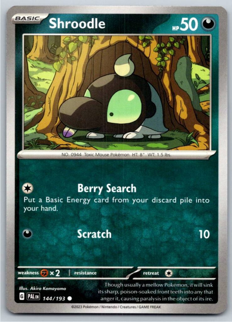 Shroodle - 144/193 (Normal - NM)