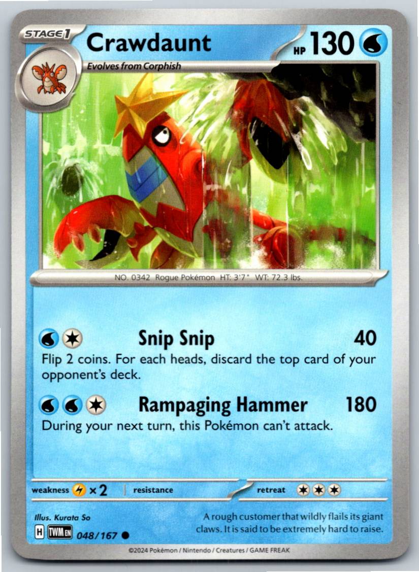 Crawdaunt (Normal - NM)