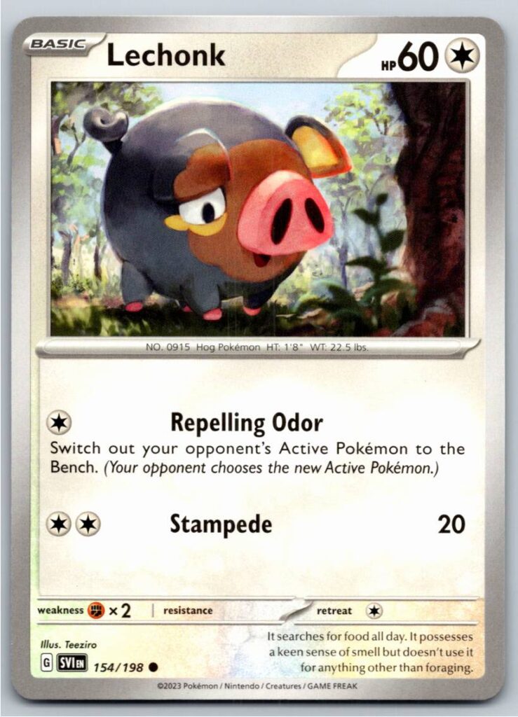Lechonk - 154/198 (Normal - NM)