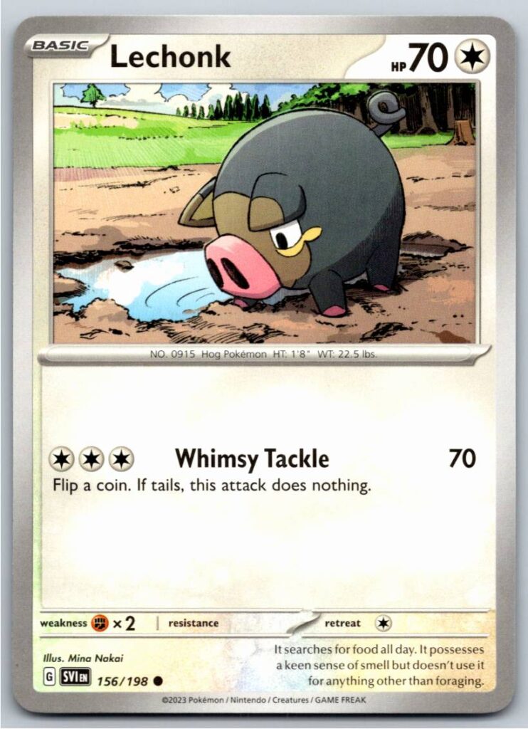 Lechonk - 156/198 (Normal - NM)