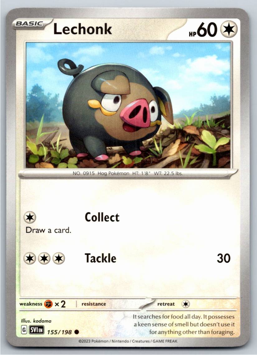 Lechonk - 155/198 (Normal - NM)