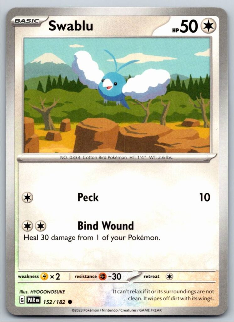 Swablu - 152/182 (Normal - NM)