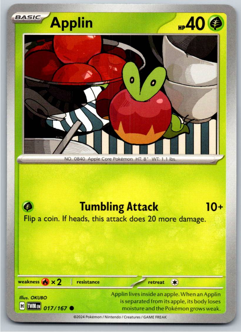 Applin - 017/167 (Normal - NM)