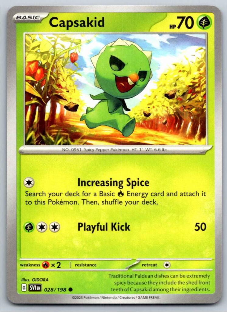 Capsakid - 028/198 (Normal - NM)
