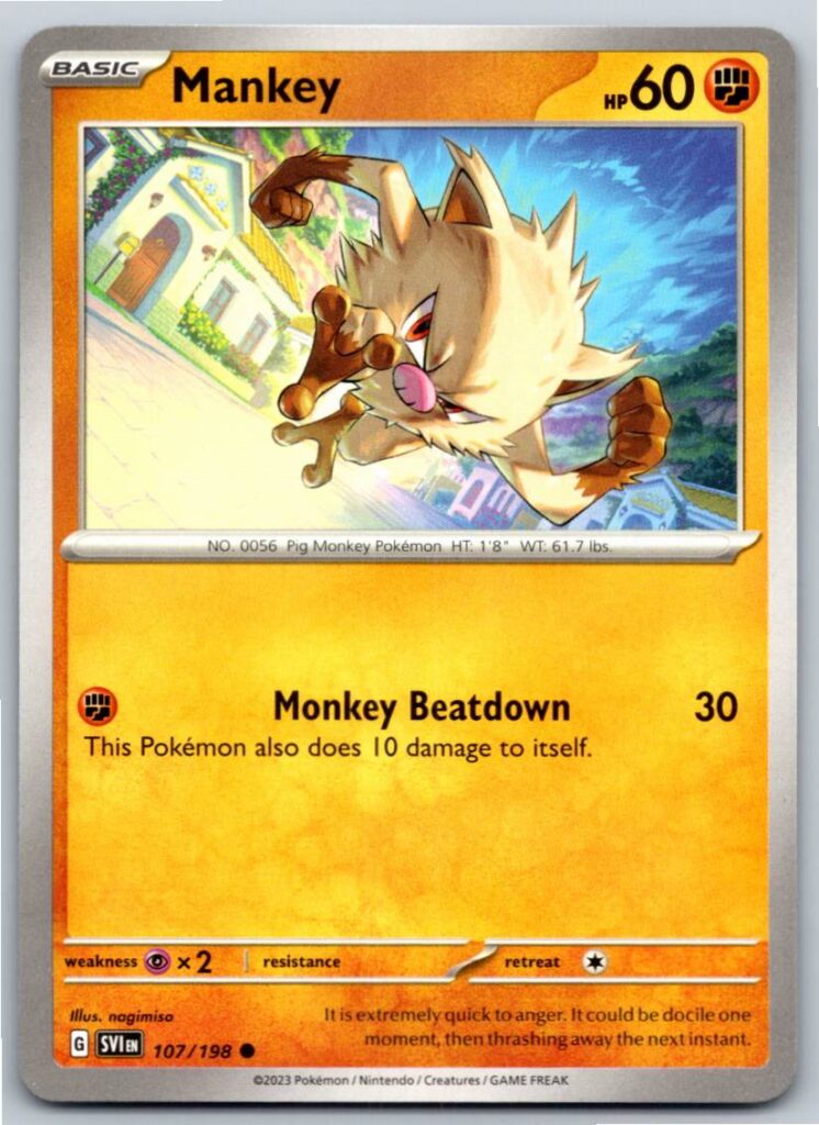 Mankey (Normal - NM)
