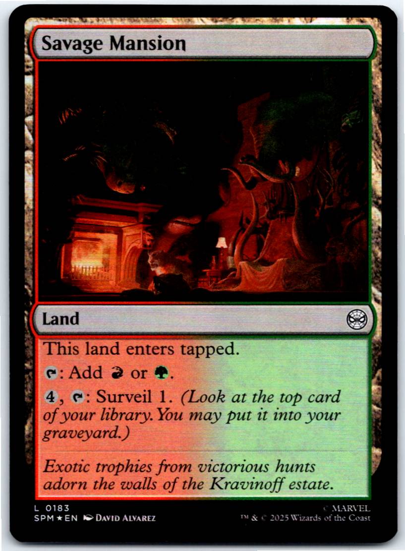 Savage Mansion #183 (Foil - NM)
