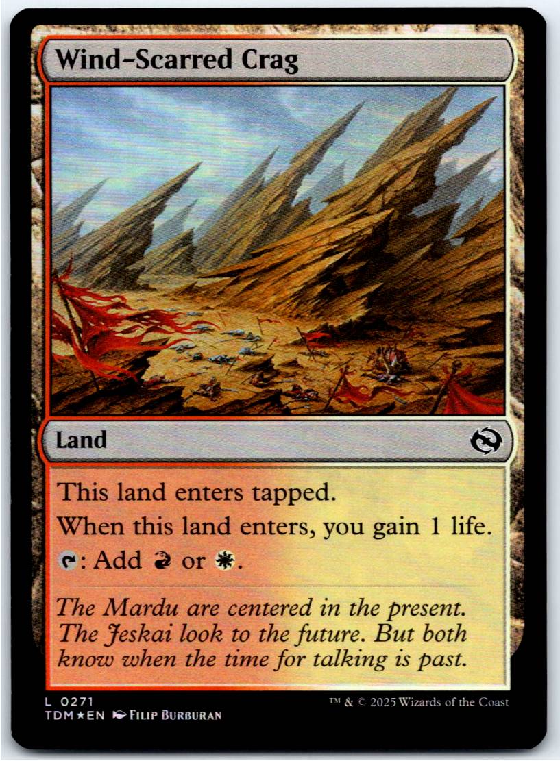 Wind-Scarred Crag #271 (Foil - NM)