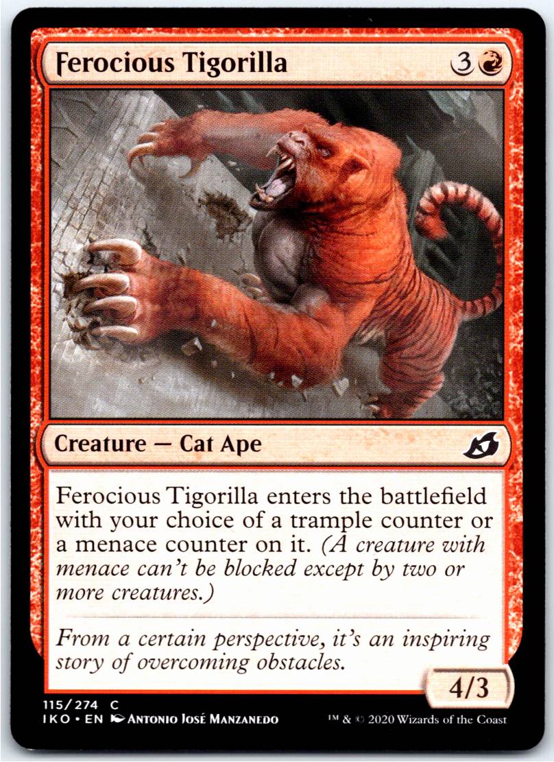 Ferocious Tigorilla #115 (Normal - NM)