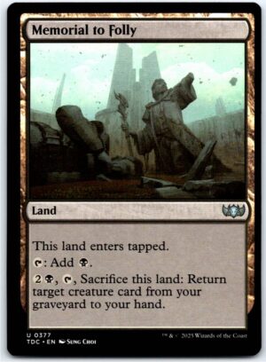 Memorial to Folly  #377 (Normal - NM)