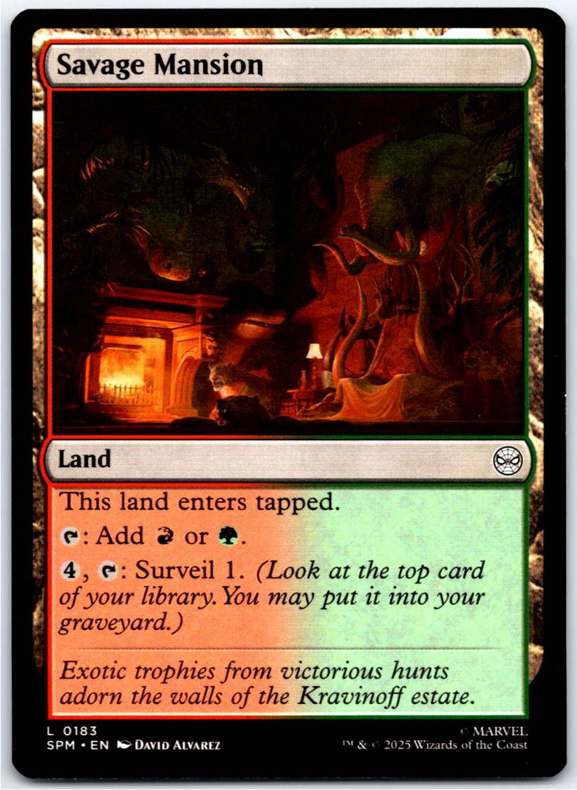 Savage Mansion #183 (Normal - NM)