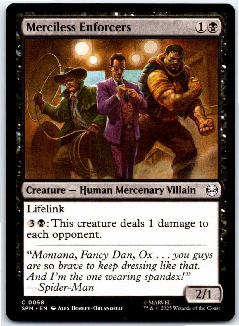 Merciless Enforcers #58 (Normal - NM)