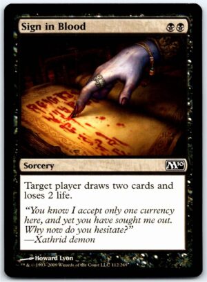 Sign in Blood  #112 (Normal - NM)