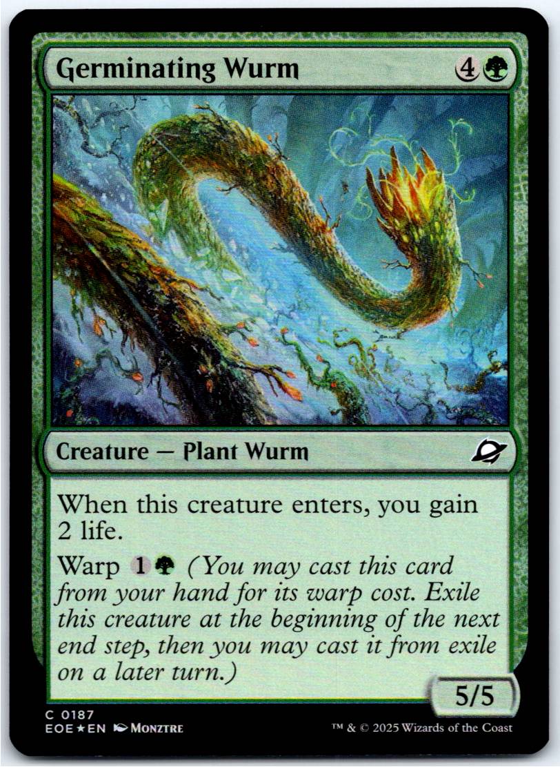 Germinating Wurm #187 (Foil - NM)