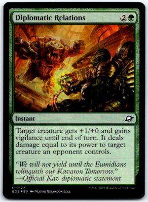 Diplomatic Relations  #177 (Foil - NM)