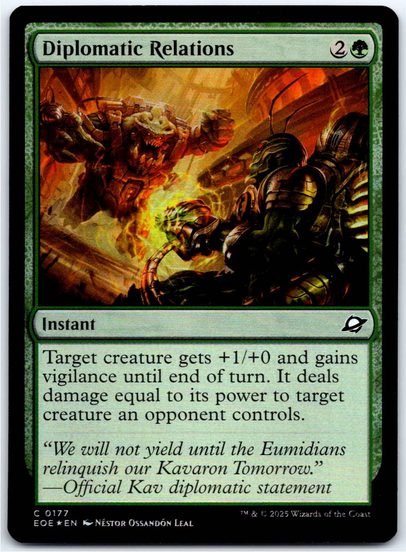Diplomatic Relations #177 (Foil - NM)