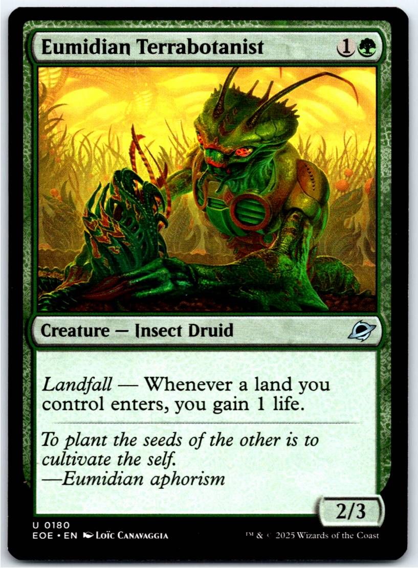 Eumidian Terrabotanist #180 (Normal - NM)