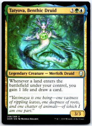 Tatyova, Benthic Druid  #206 (Normal - LP)