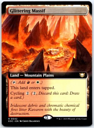 Glittering Massif (Extended Art)  #42 (Normal - NM)