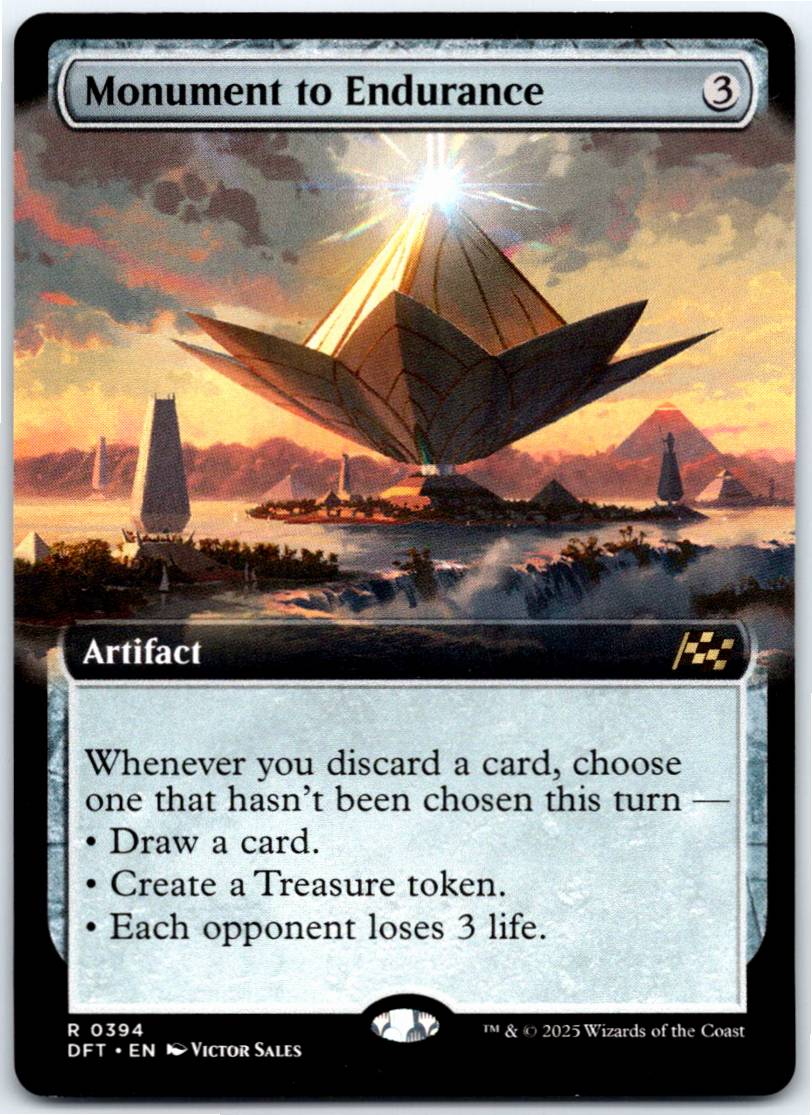 Monument to Endurance (Extended Art) #394 (Normal - NM)
