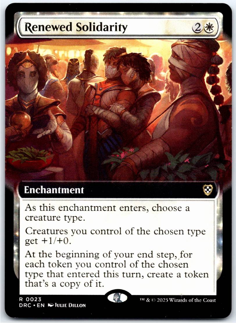 Renewed Solidarity (Extended Art) #23 (Normal - NM)