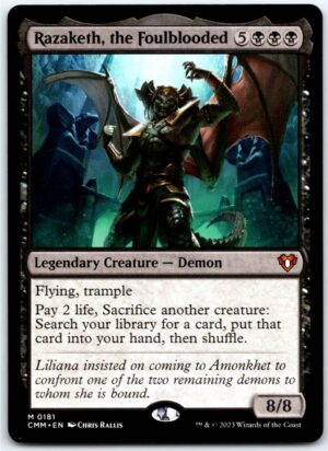 Razaketh, the Foulblooded  #181 (Normal - NM)
