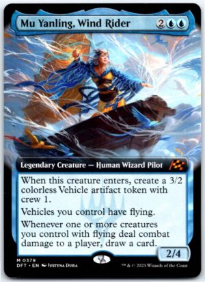 Mu Yanling, Wind Rider (Extended Art)  #379 (Normal - NM)
