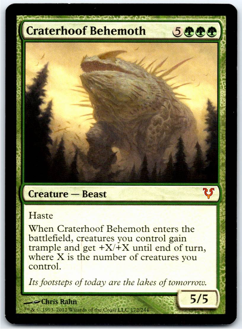 Craterhoof Behemoth #172 (Normal - NM)