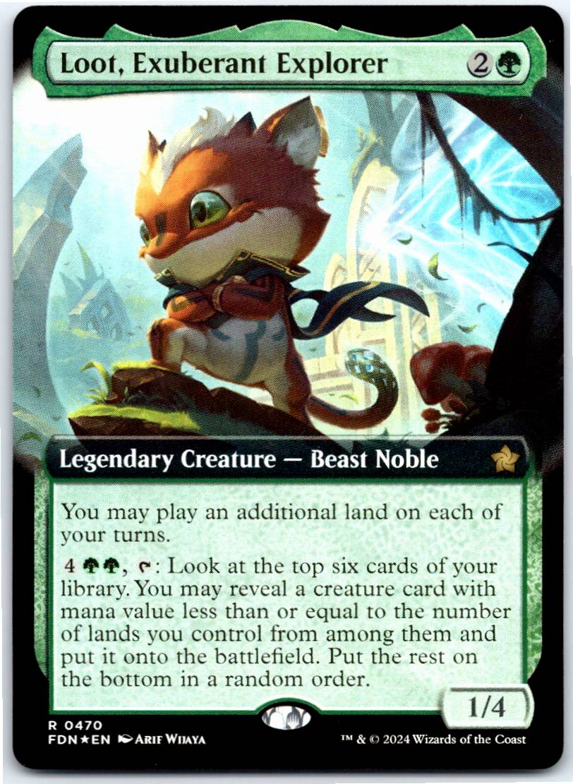 Loot, Exuberant Explorer (Extended Art) #470 (Foil - NM)